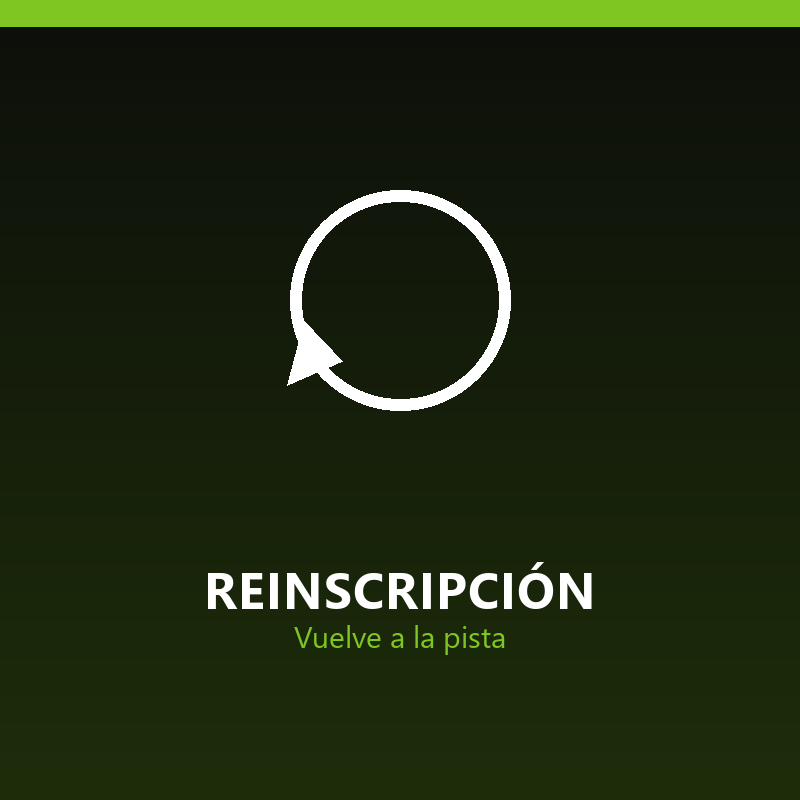 [ACAD-REIN] Reinscripción academia (más de 3 meses sin asistir)