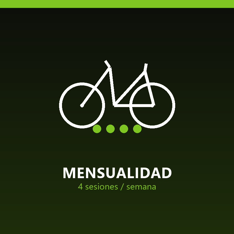 Mensualidad academia — 4 sesiones por semana (16 clases/mes)