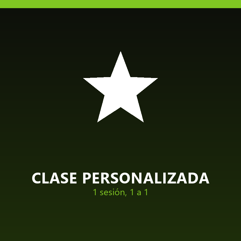 [ACAD-CP1] Clase personalizada (1 sesión)