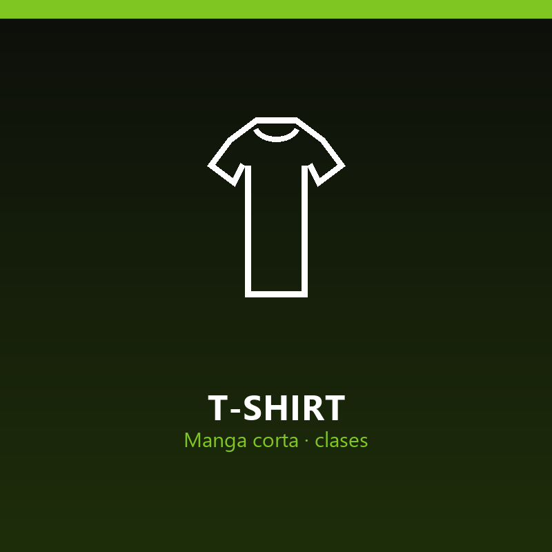 [TIENDA-TMC] T-shirt manga corta (clases)